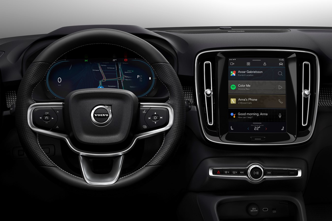 Fully electric Volvo XC40 introduces brand new infotainment system powered  by Android with Google technologies built-in - Volvo Cars Global Media  Newsroom