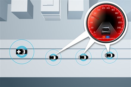 Volvo Car Corporation améliore la sécurité grâce aux voitures communicantes