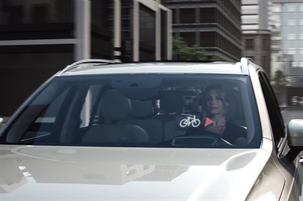 Volvo Cars présente une technologie de sécurité connectée pour cyclistes en première mondiale 