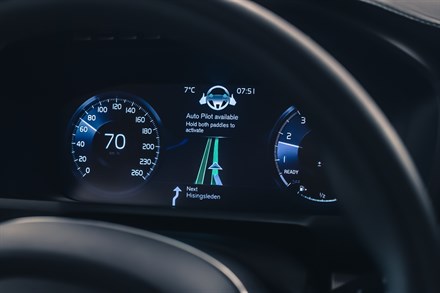Volvo cars dévoile une interface utilisateur intégrée totalement sûre pour les véhicules autonomes 