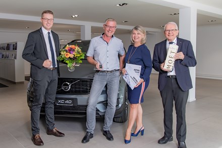 Nouvelle Volvo XC40 sur la voie du succès en Suisse – le millième modèle a été remis à son nouveau propriétaire